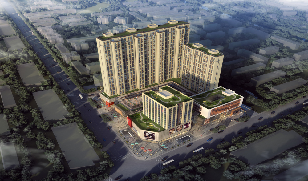 華府領(lǐng)秀城玻璃幕墻、鋁單板幕墻設(shè)計案例 華府領(lǐng)秀城玻璃幕墻、鋁單板幕墻設(shè)計案例